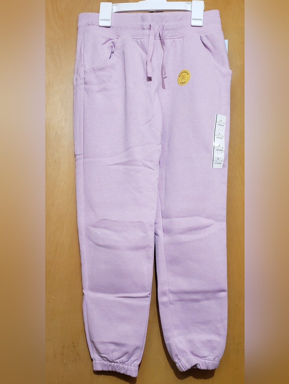 Kids Lavender Jogger Sweatpants with Drawstring